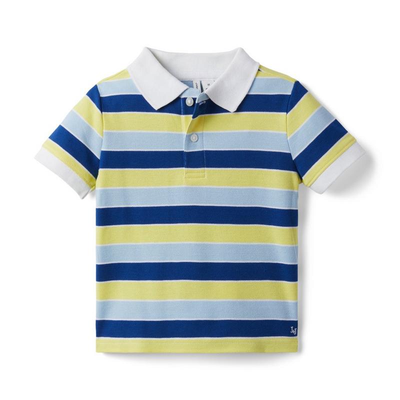 Striped Pique Polo - Janie And Jack